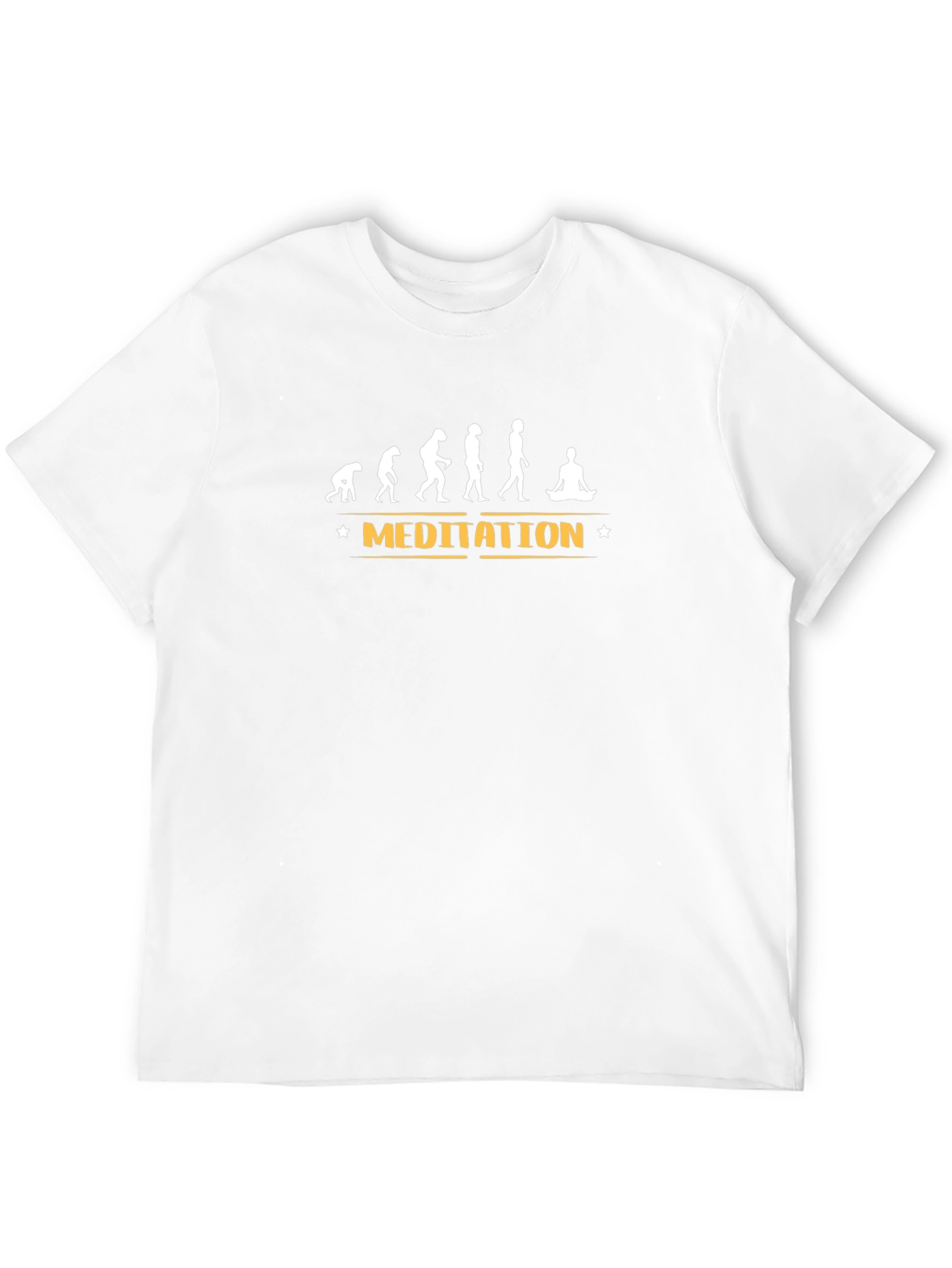 Meditation Evolution Black T-Shirt