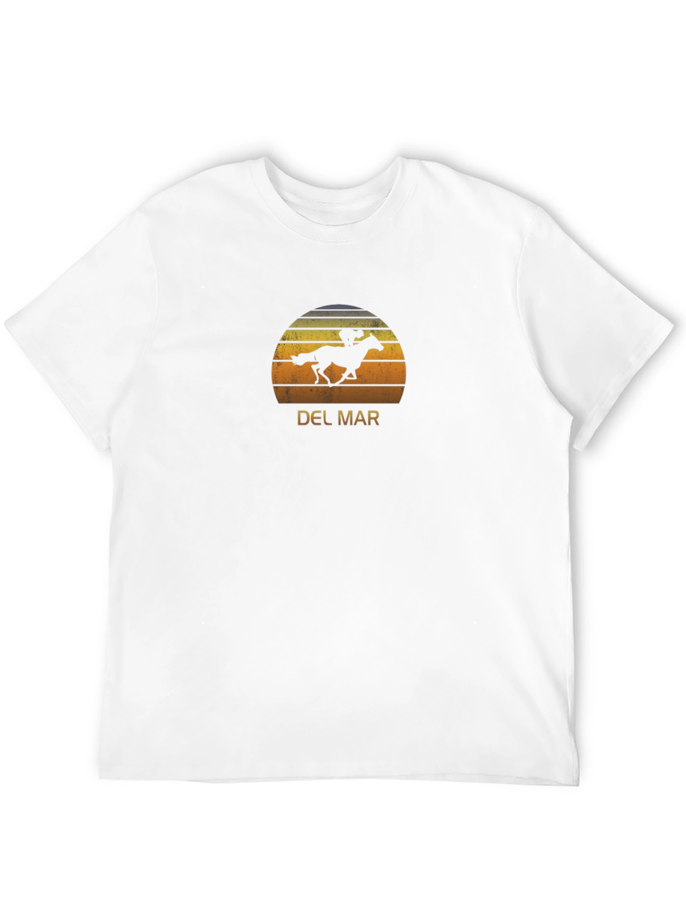 Del Mar Horse Racing Sunset T-Shirt