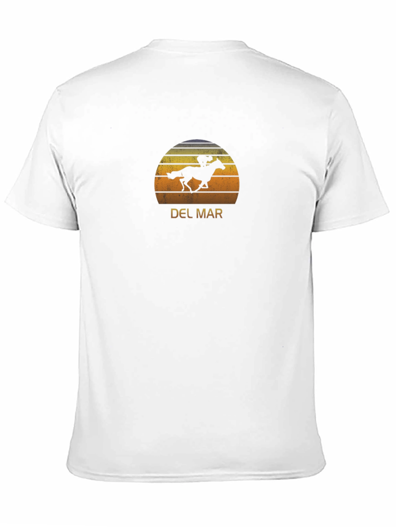 Del Mar Horse Racing Sunset T-Shirt
