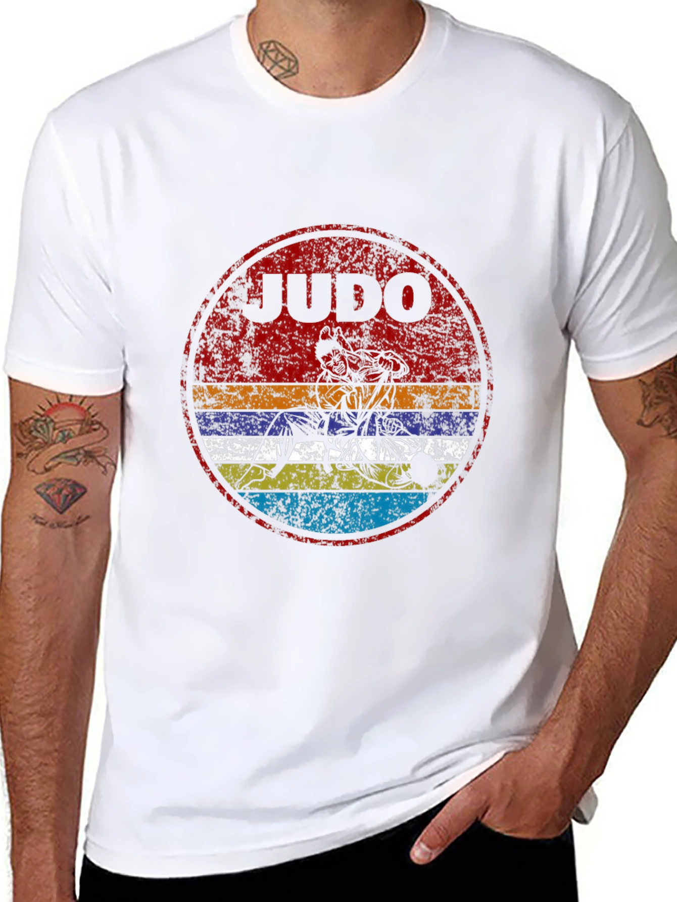 Judo Retro Graphic Tee - Martial Arts T-Shirt
