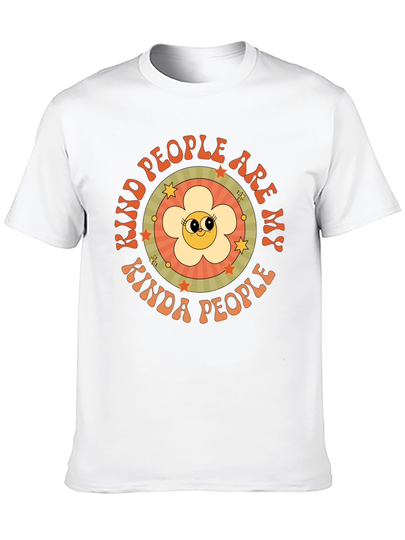 Kind People Graphic Tee - Retro Style