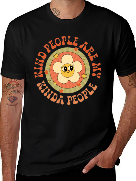 Kind People Graphic Tee - Retro Style
