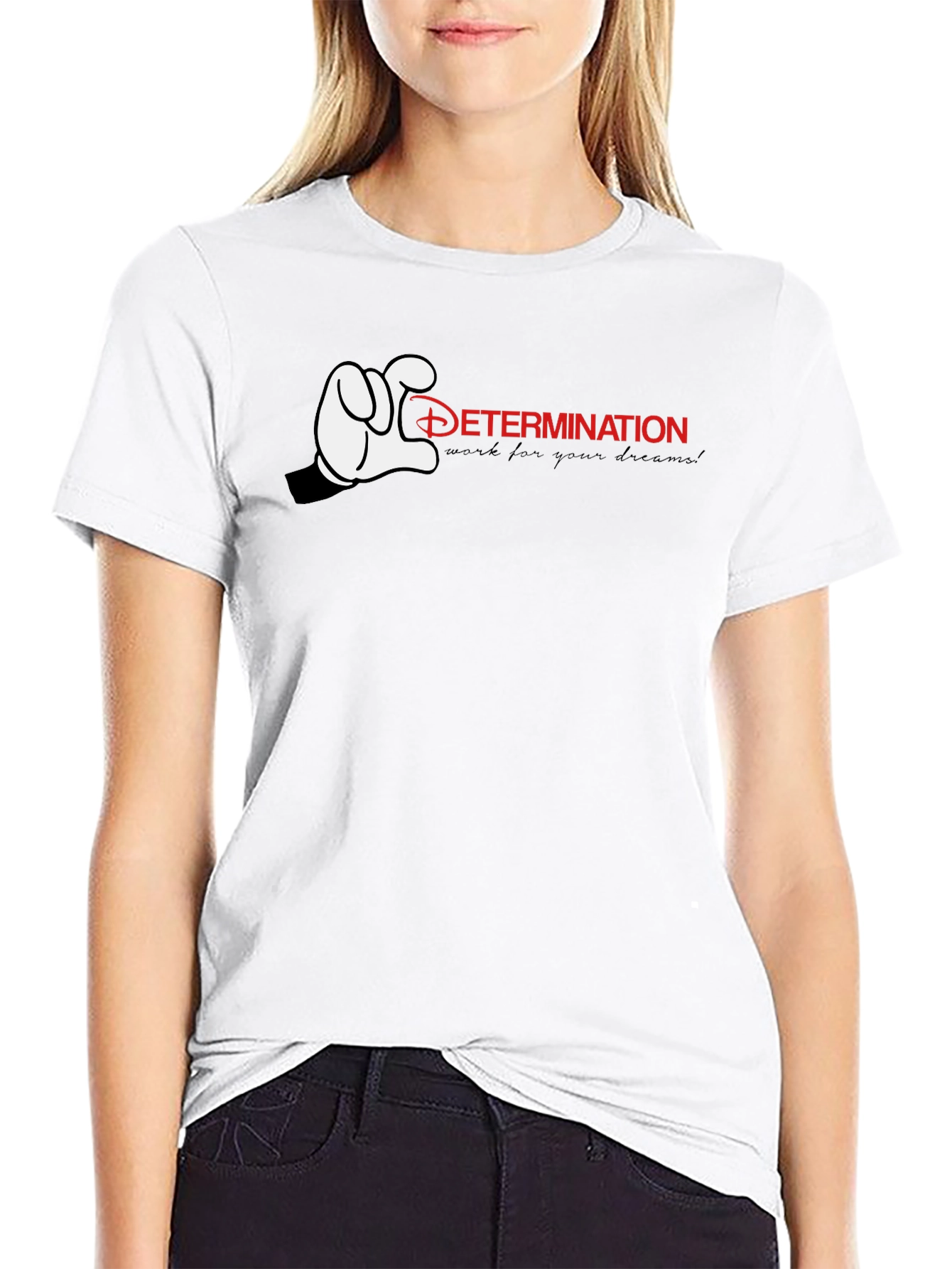 Determination Graphic Tee - Disney Inspired Black T-Shirt