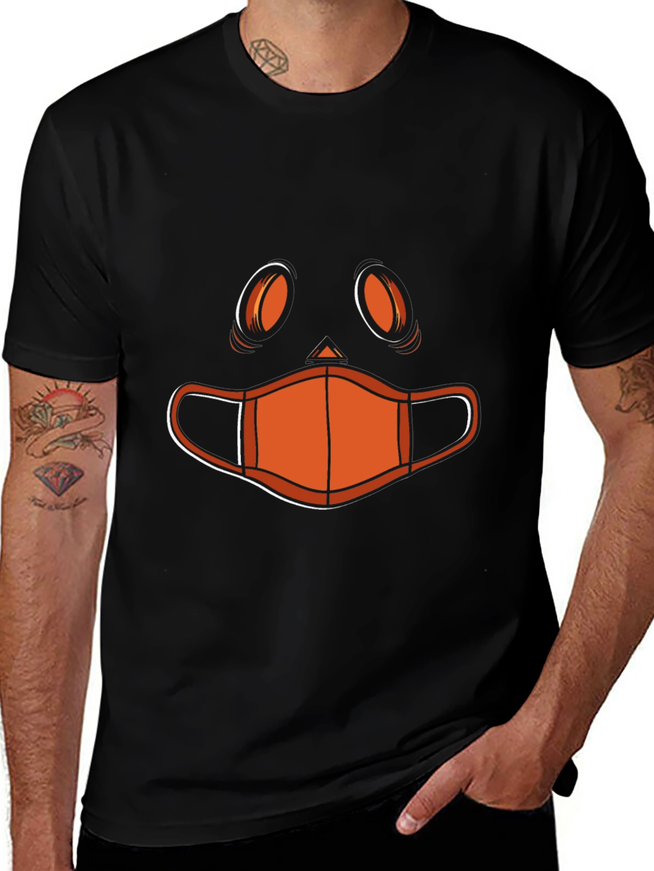 Halloween Face Mask T-Shirt