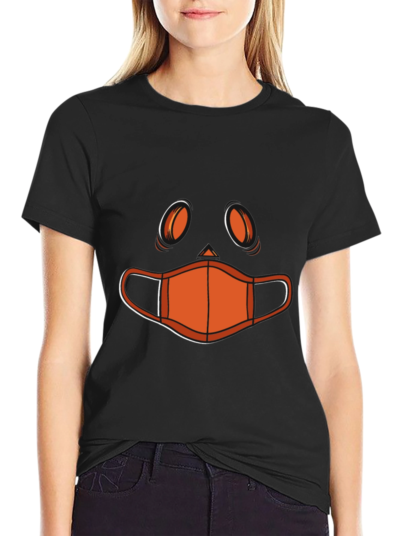 Halloween Face Mask T-Shirt