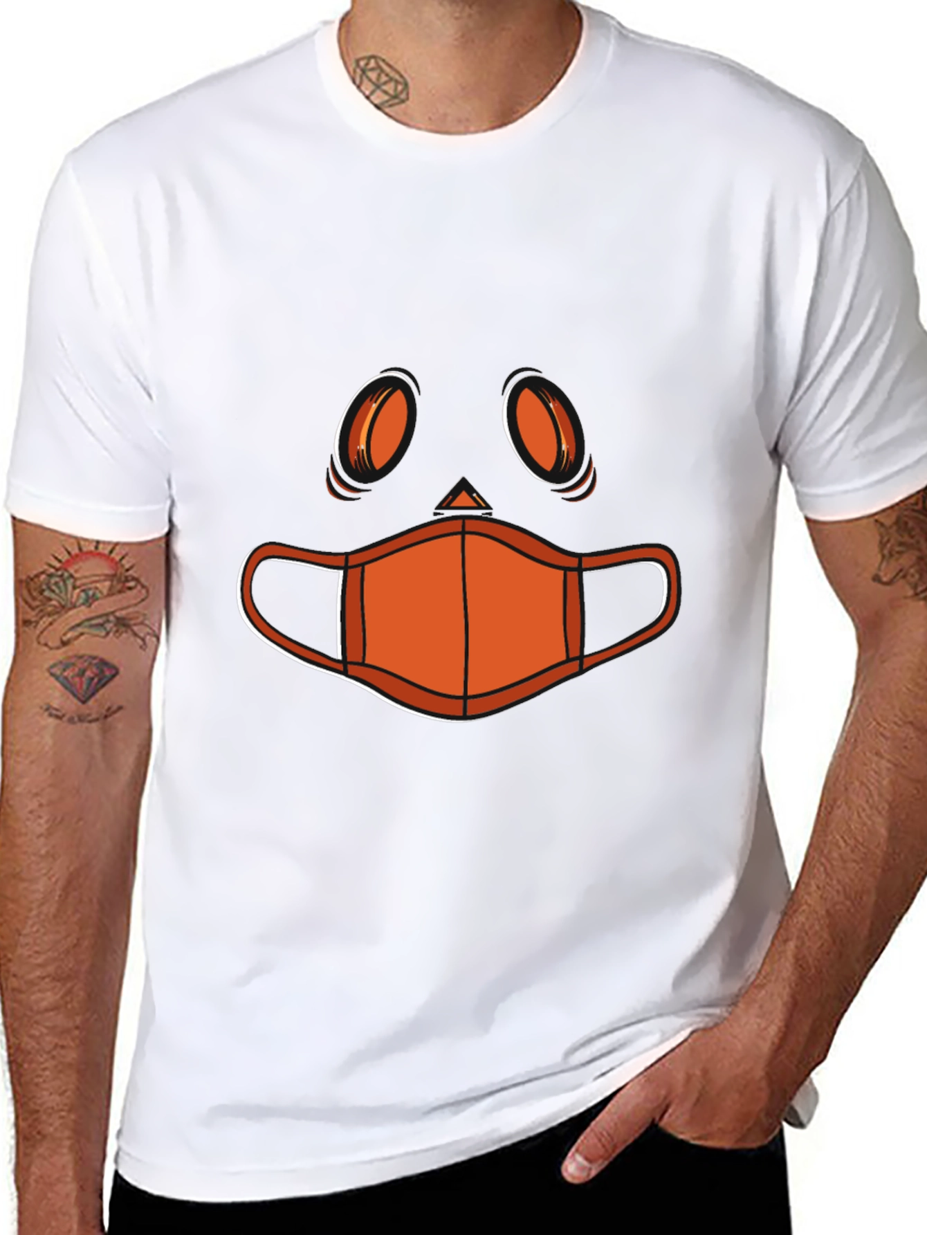Halloween Face Mask T-Shirt