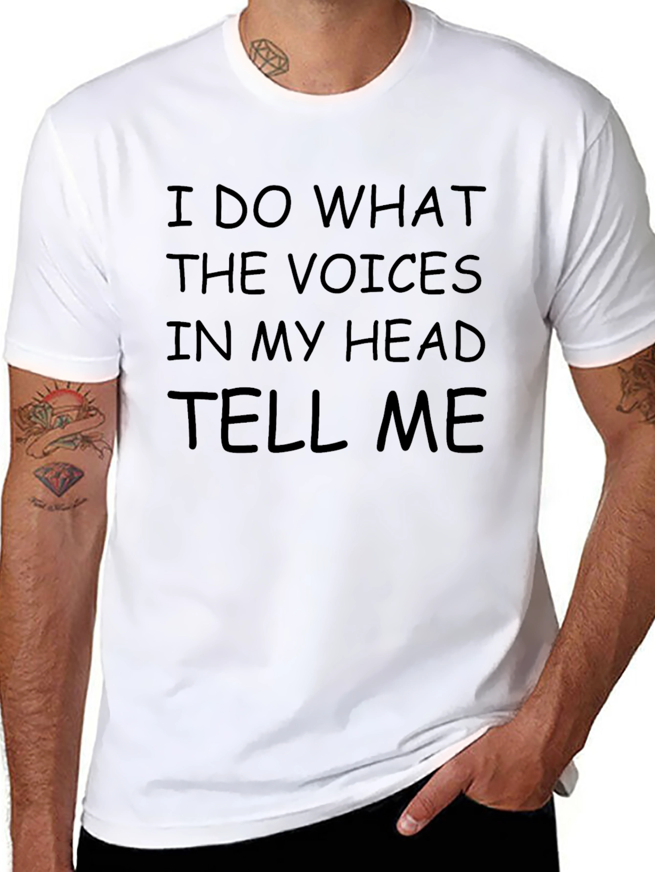 Humorous Voices in My Head Graphic Tee