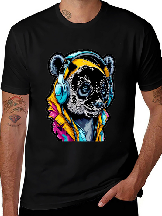 Cool Panda DJ T-Shirt