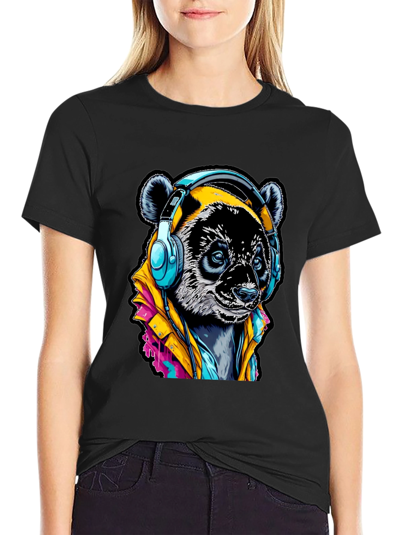 Cool Panda DJ T-Shirt