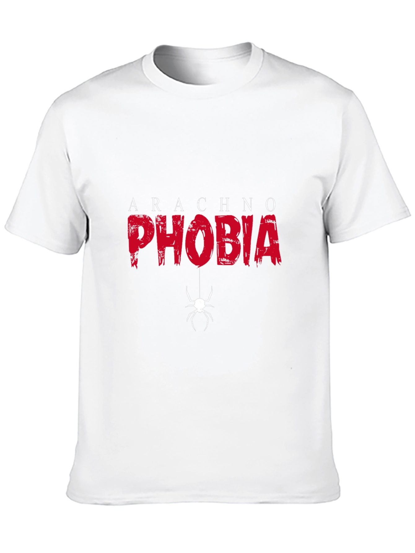 Arachnophobia Graphic Tee - Black Cotton T-Shirt