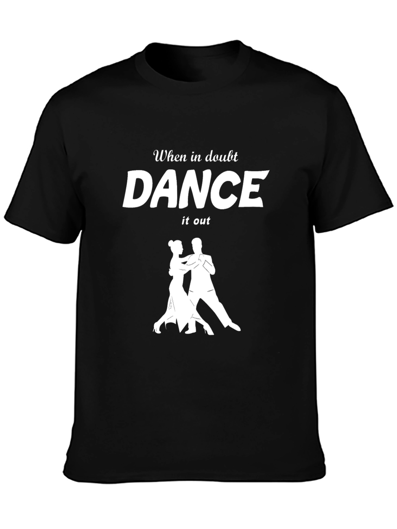 Dance It Out Graphic Tee - Black