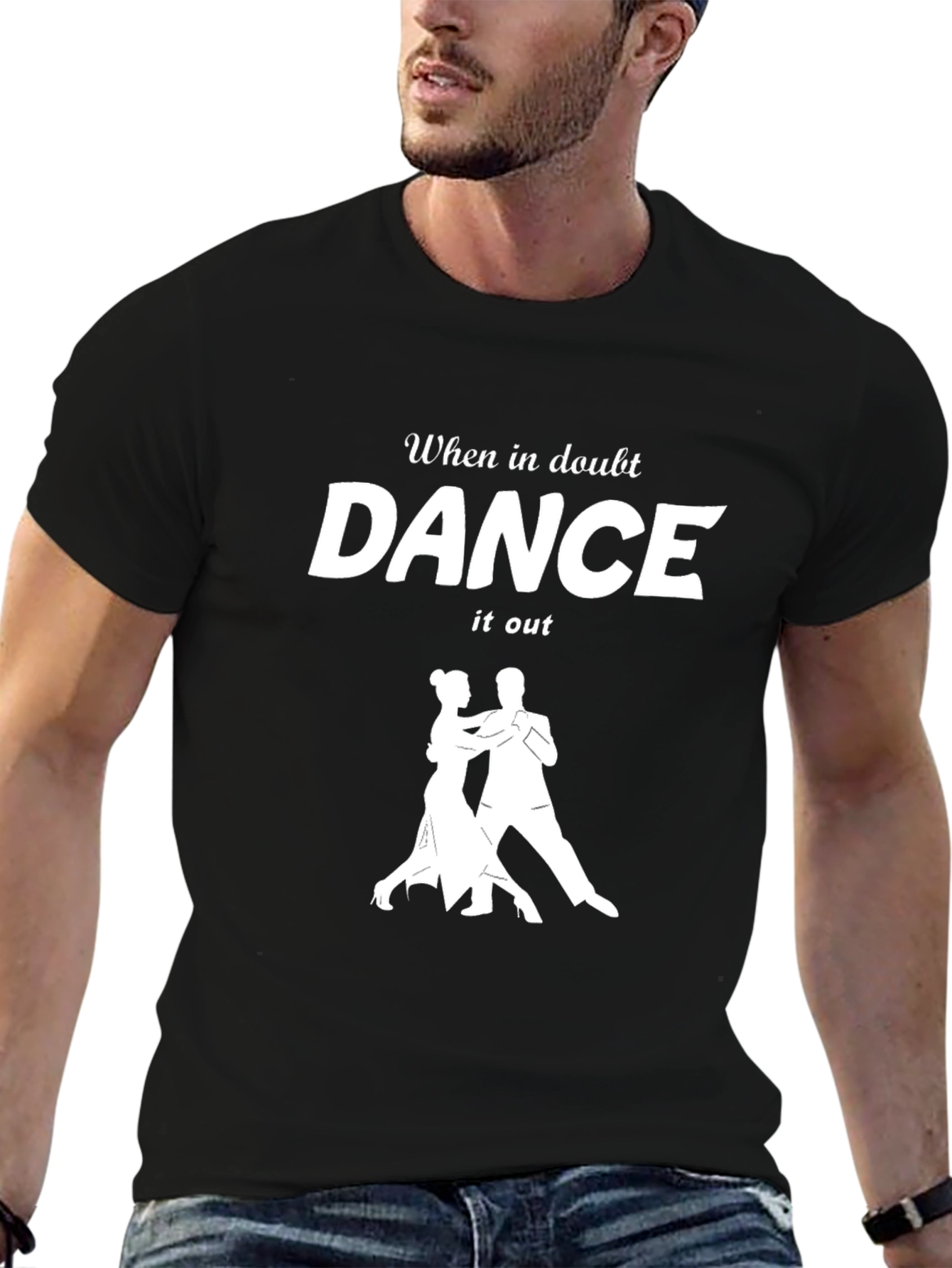 Dance It Out Graphic Tee - Black