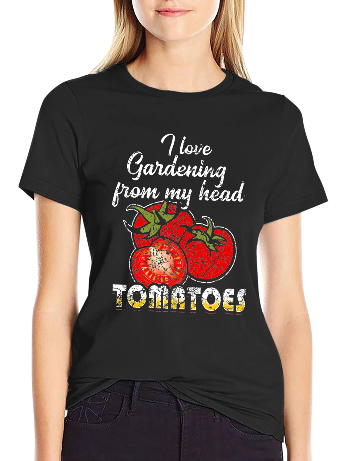 Gardening Tomato Graphic Tee - Love Gardening Shirt