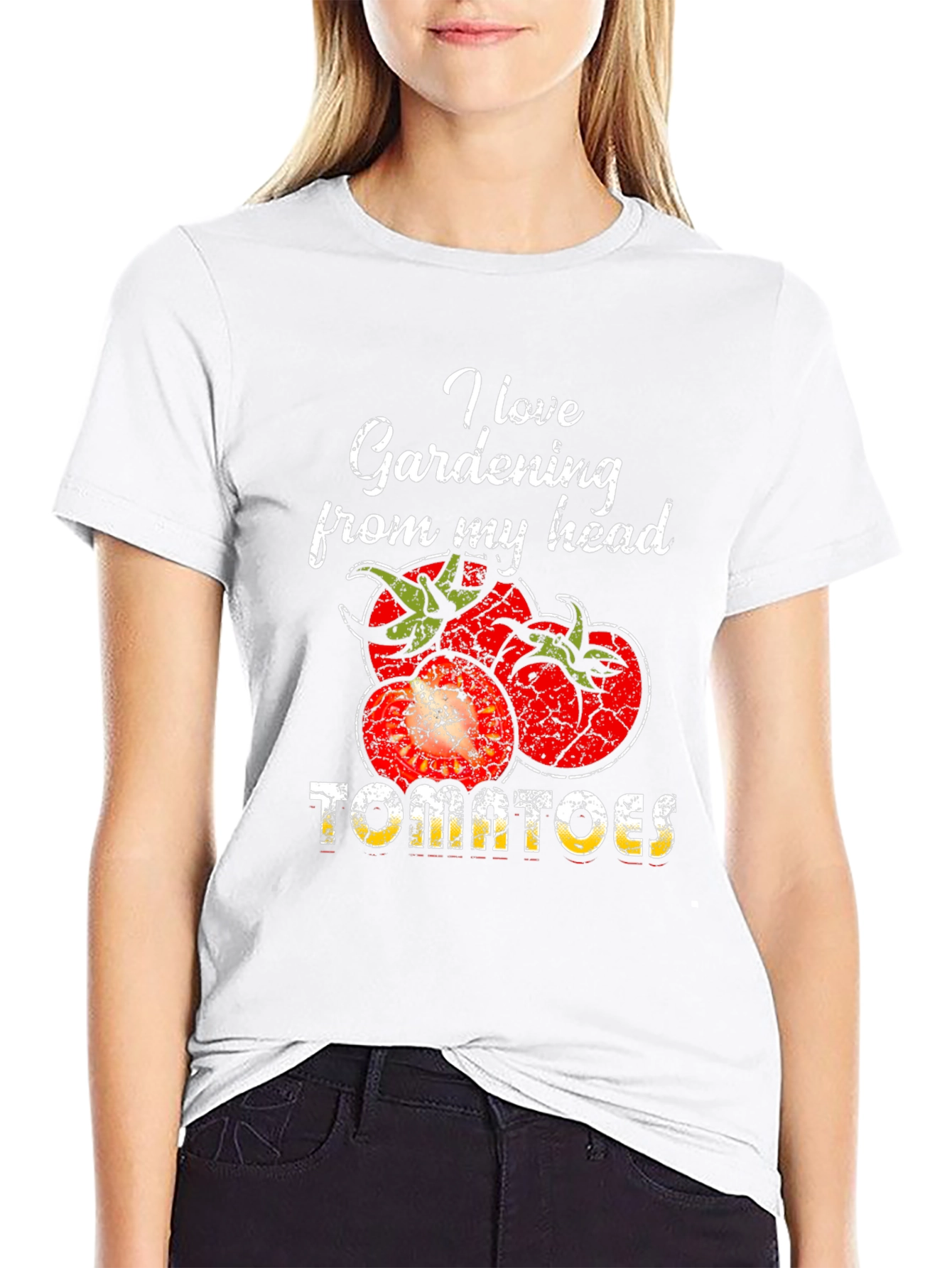 Gardening Tomato Graphic Tee - Love Gardening Shirt