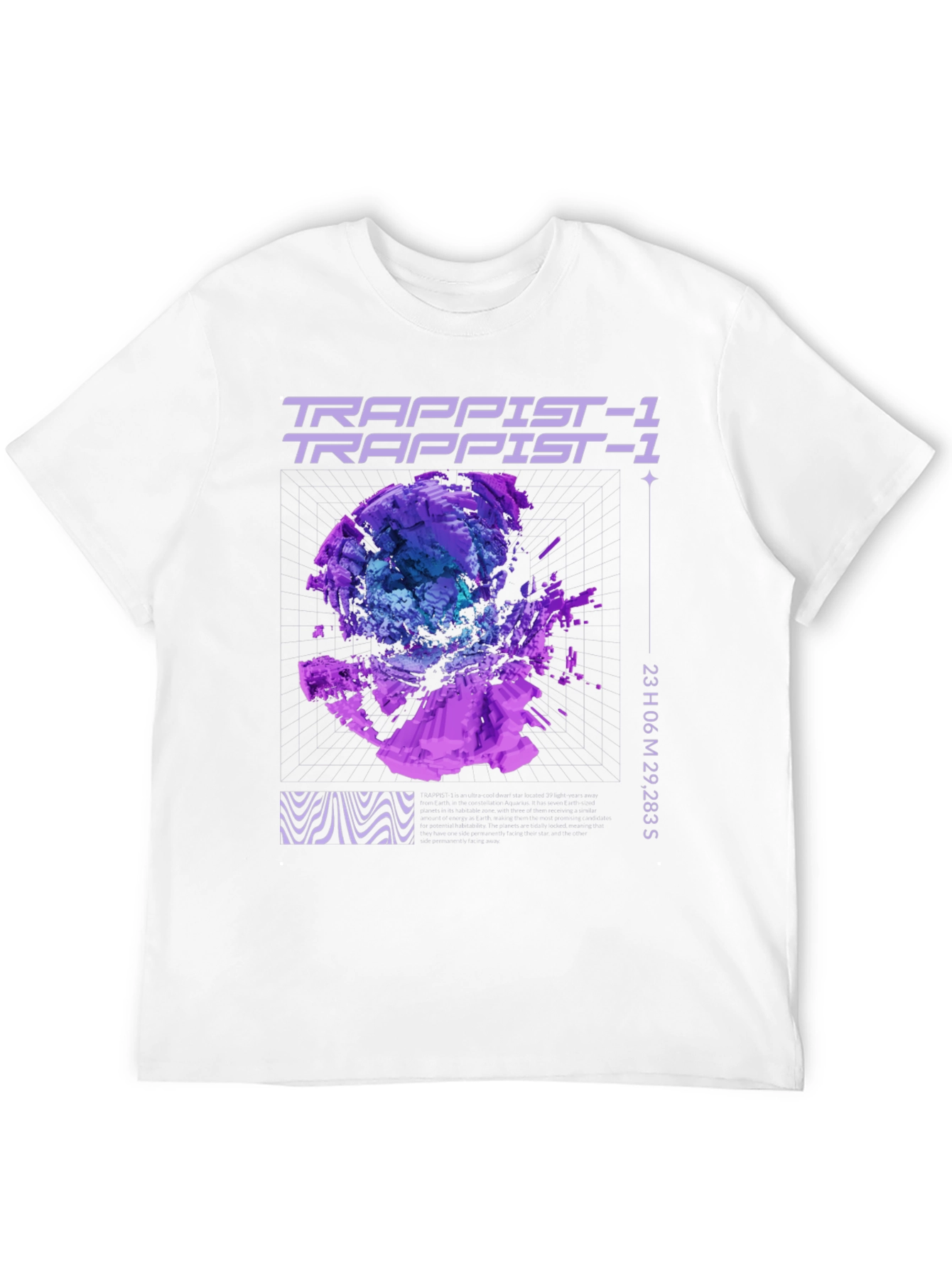 Trappist-1 Graphic Black T-Shirt