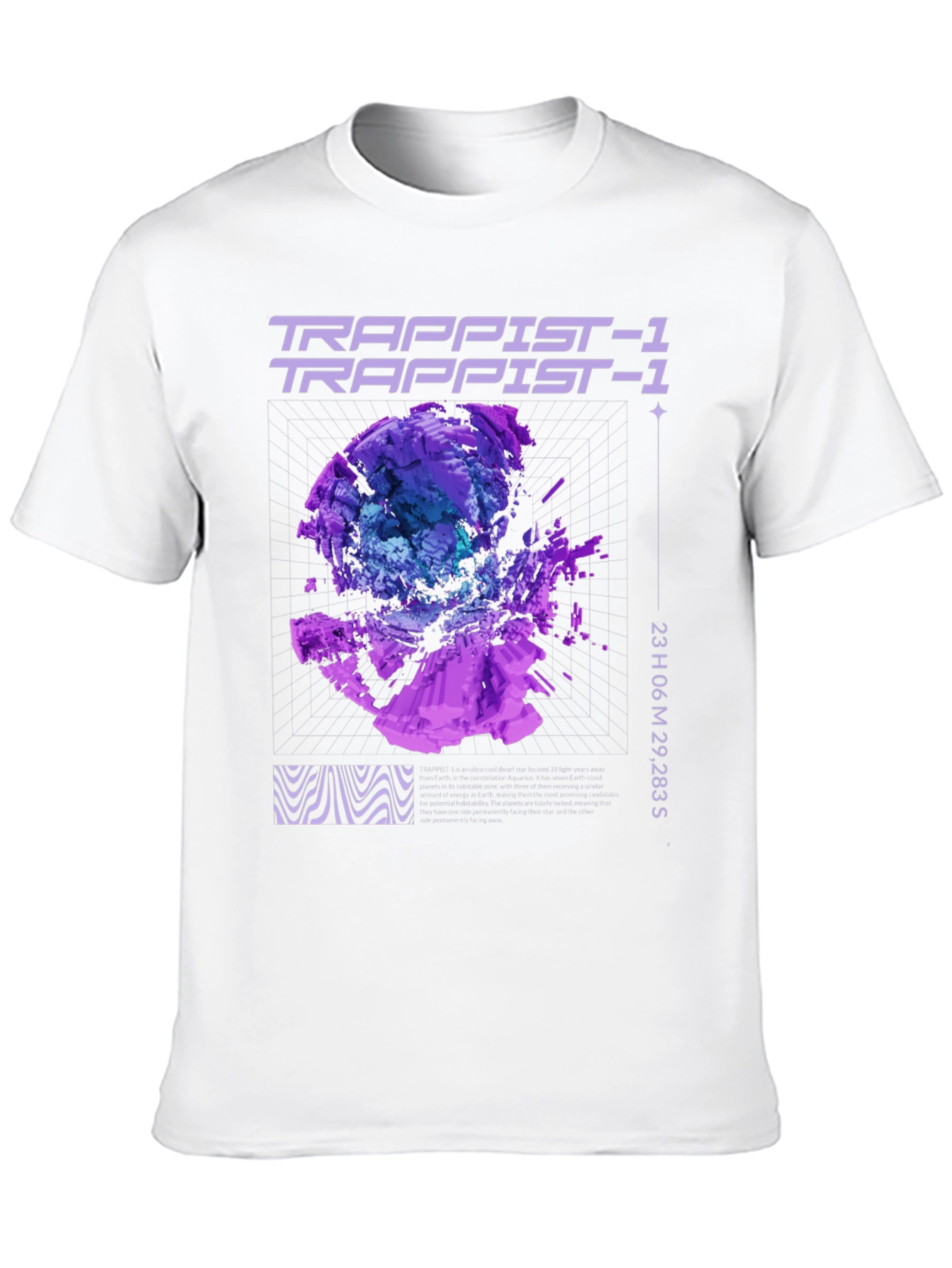 Trappist-1 Graphic Black T-Shirt