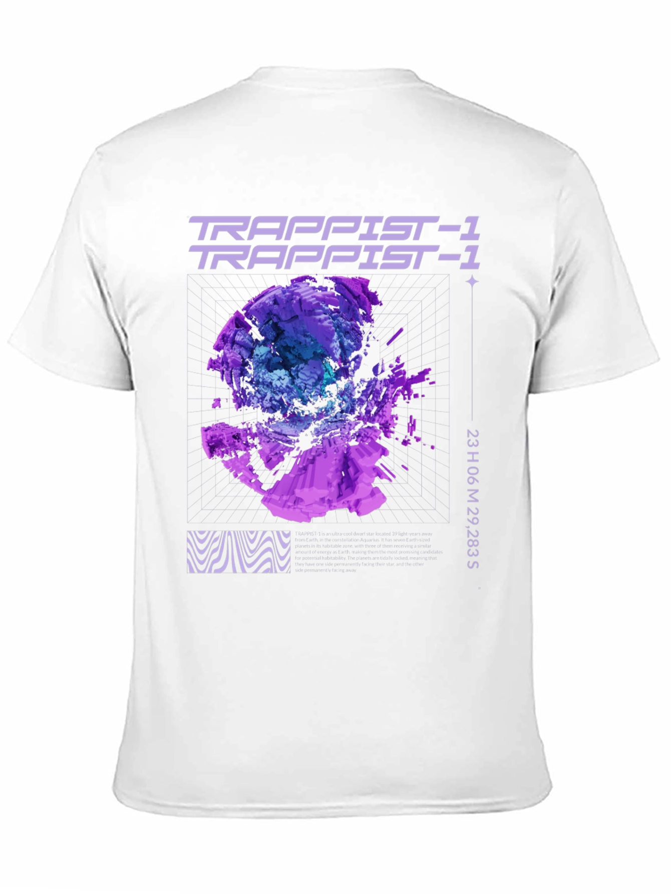 Trappist-1 Graphic Black T-Shirt