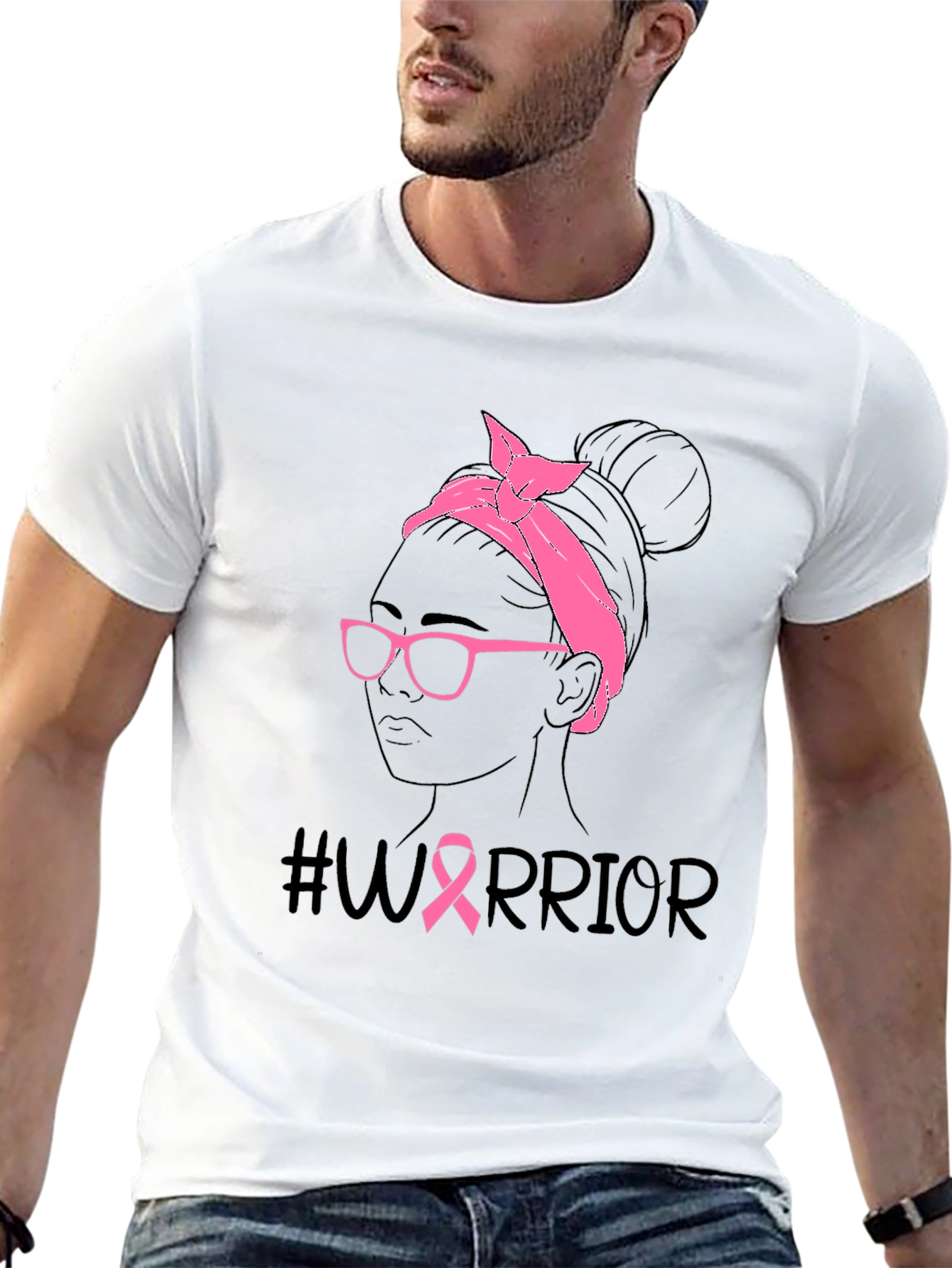 Warrior Breast Cancer Awareness T-Shirt