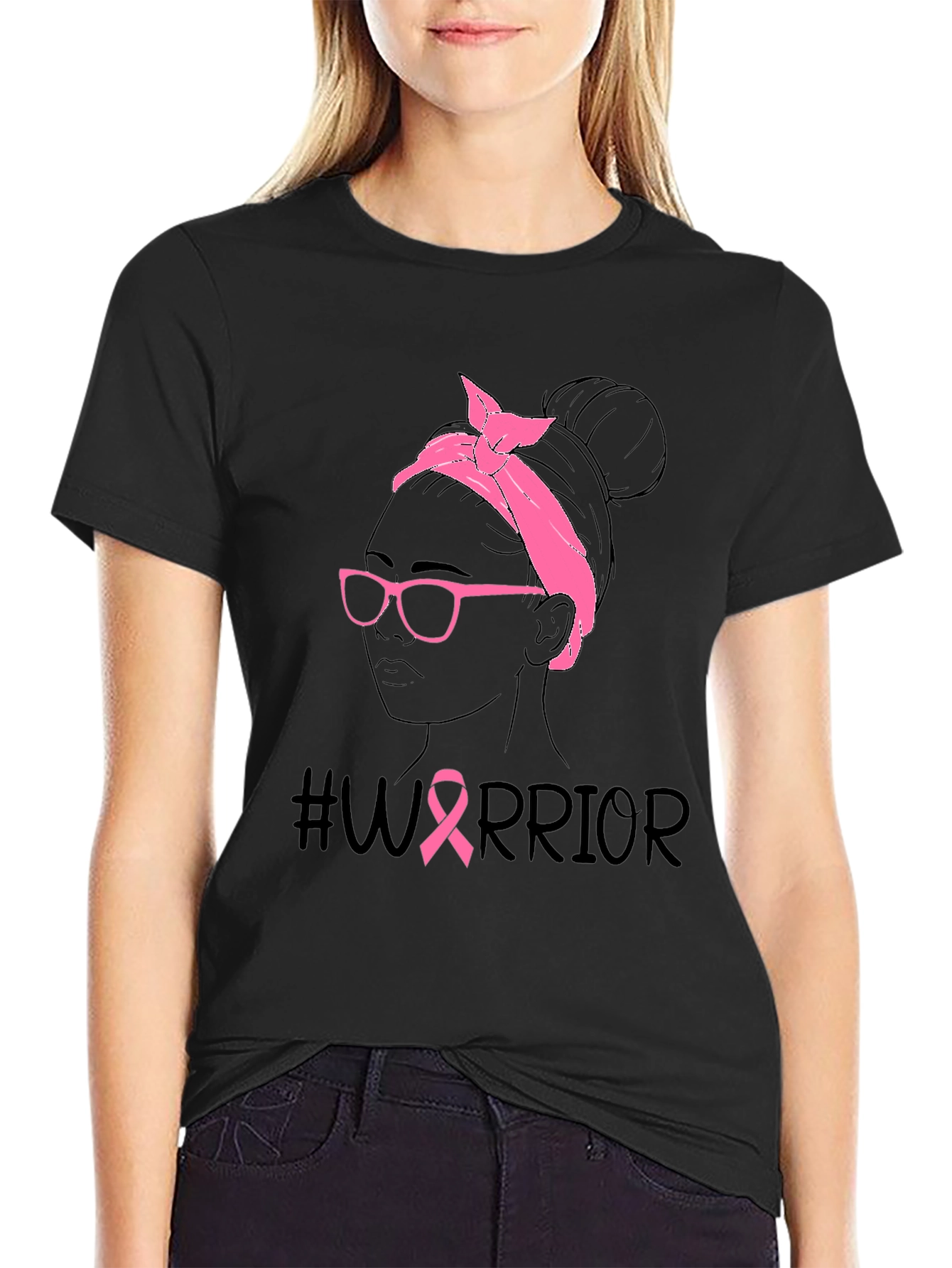 Warrior Breast Cancer Awareness T-Shirt