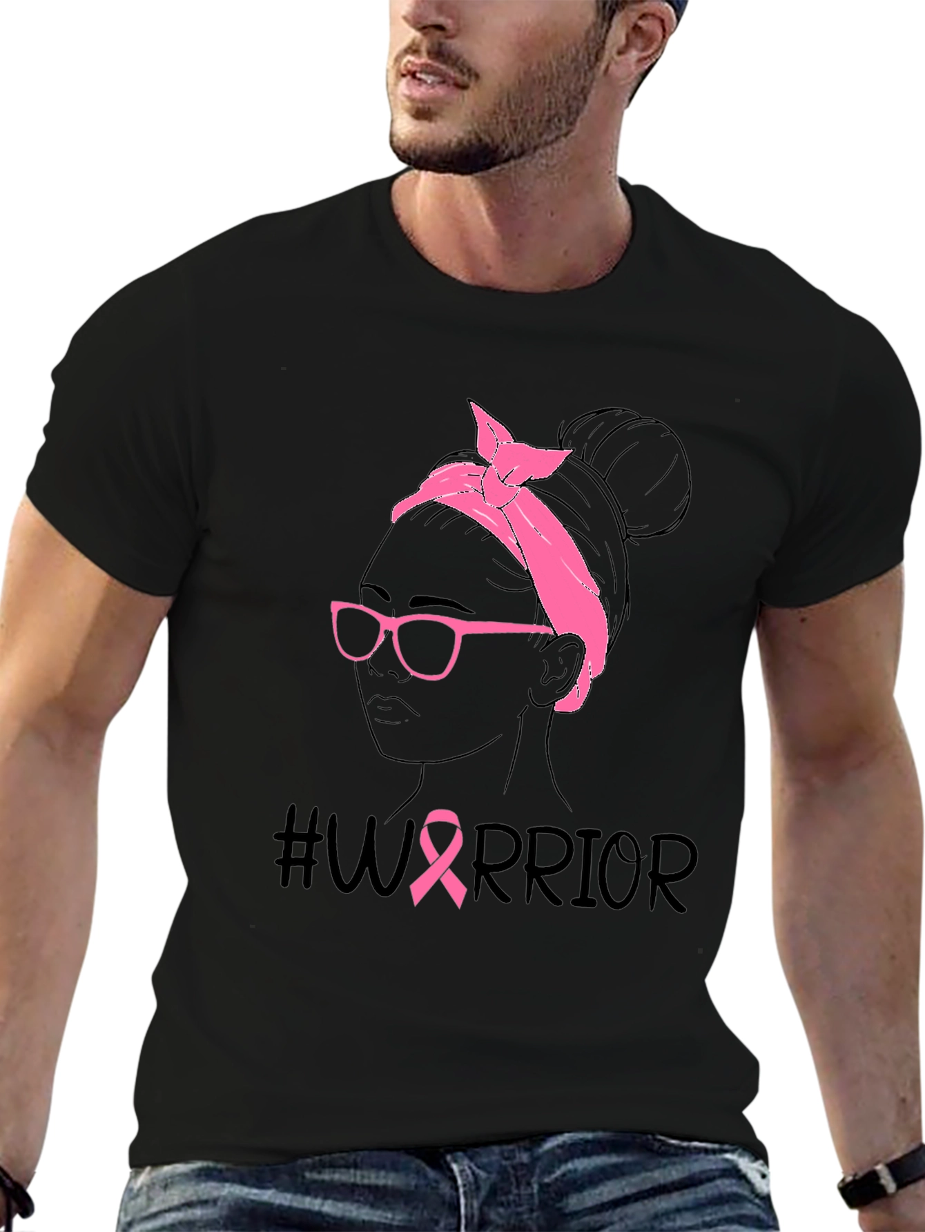 Warrior Breast Cancer Awareness T-Shirt