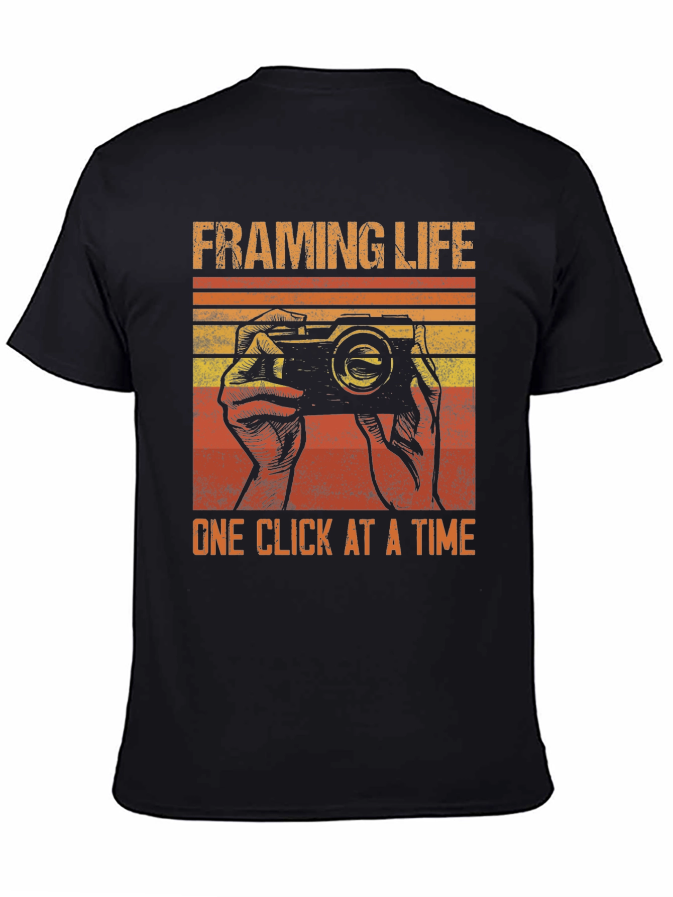 Framing Life Camera Graphic T-Shirt