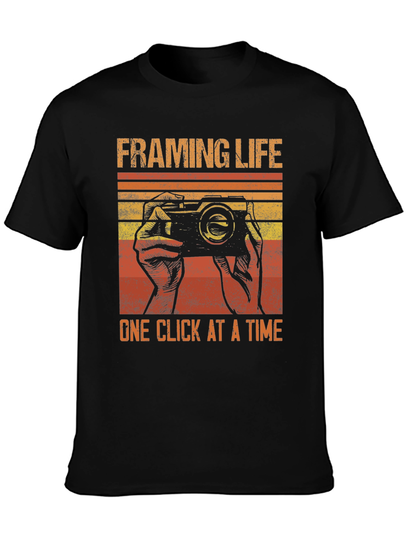 Framing Life Camera Graphic T-Shirt