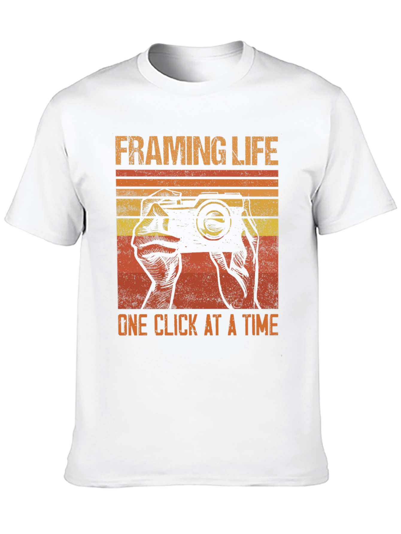 Framing Life Camera Graphic T-Shirt