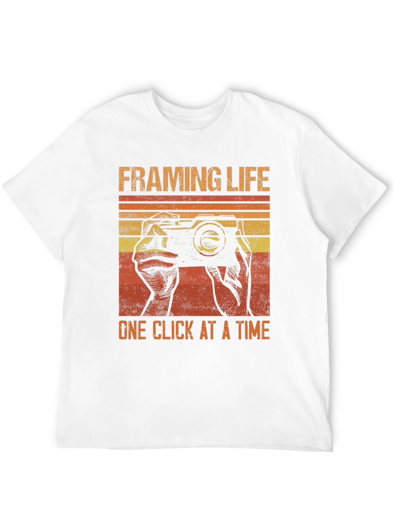 Framing Life Camera Graphic T-Shirt