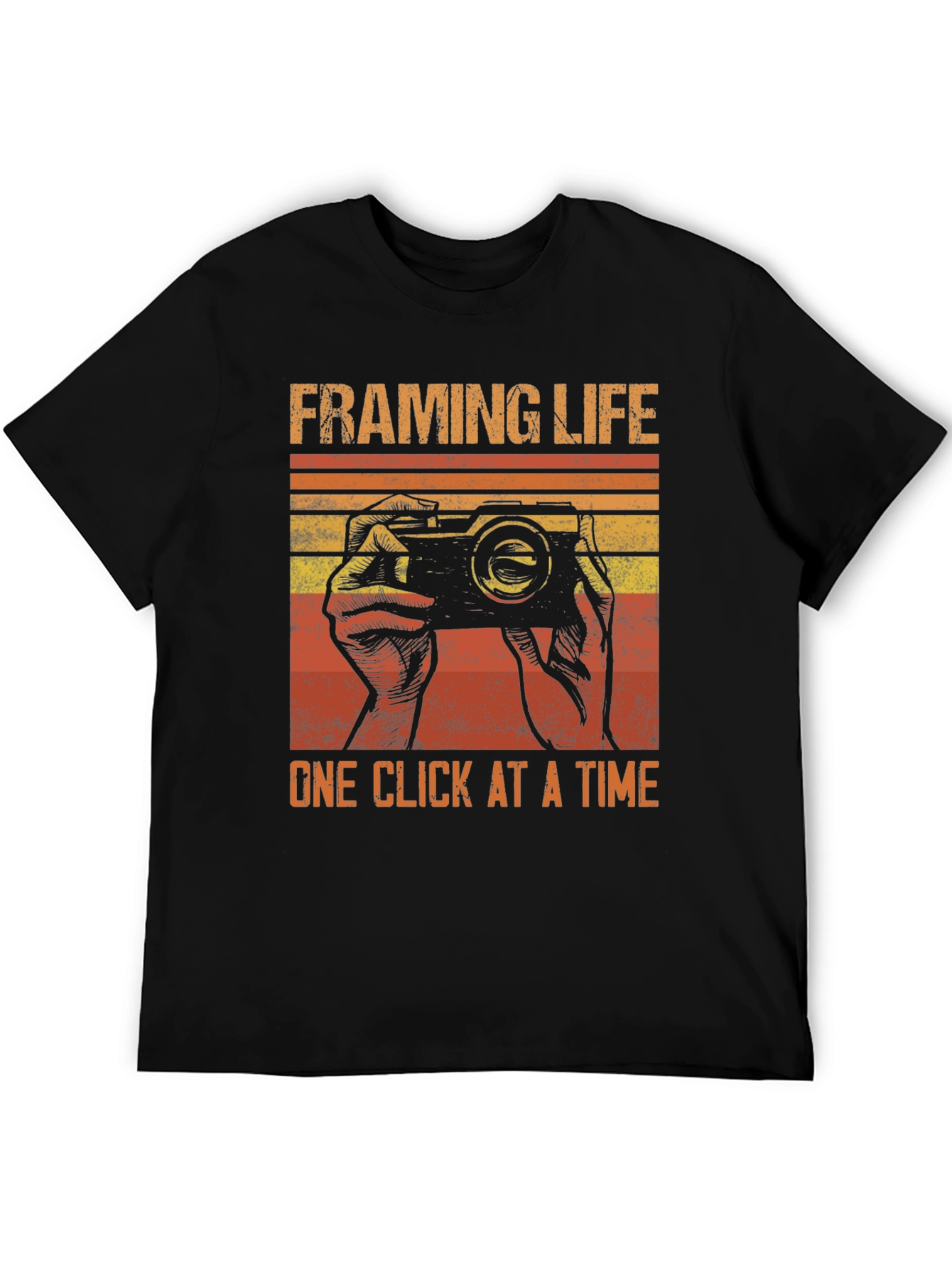 Framing Life Camera Graphic T-Shirt