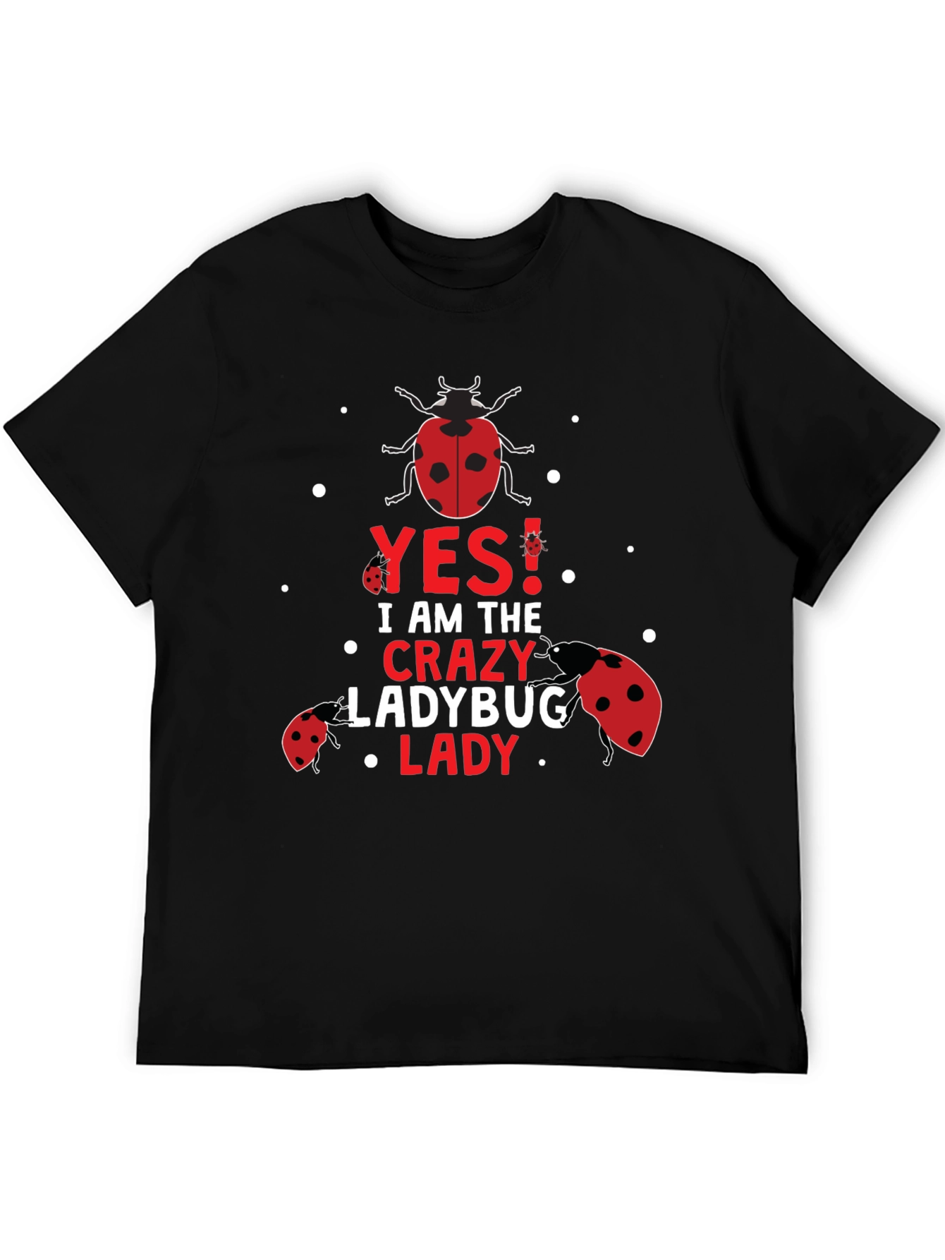 Crazy Ladybug Lady T-Shirt