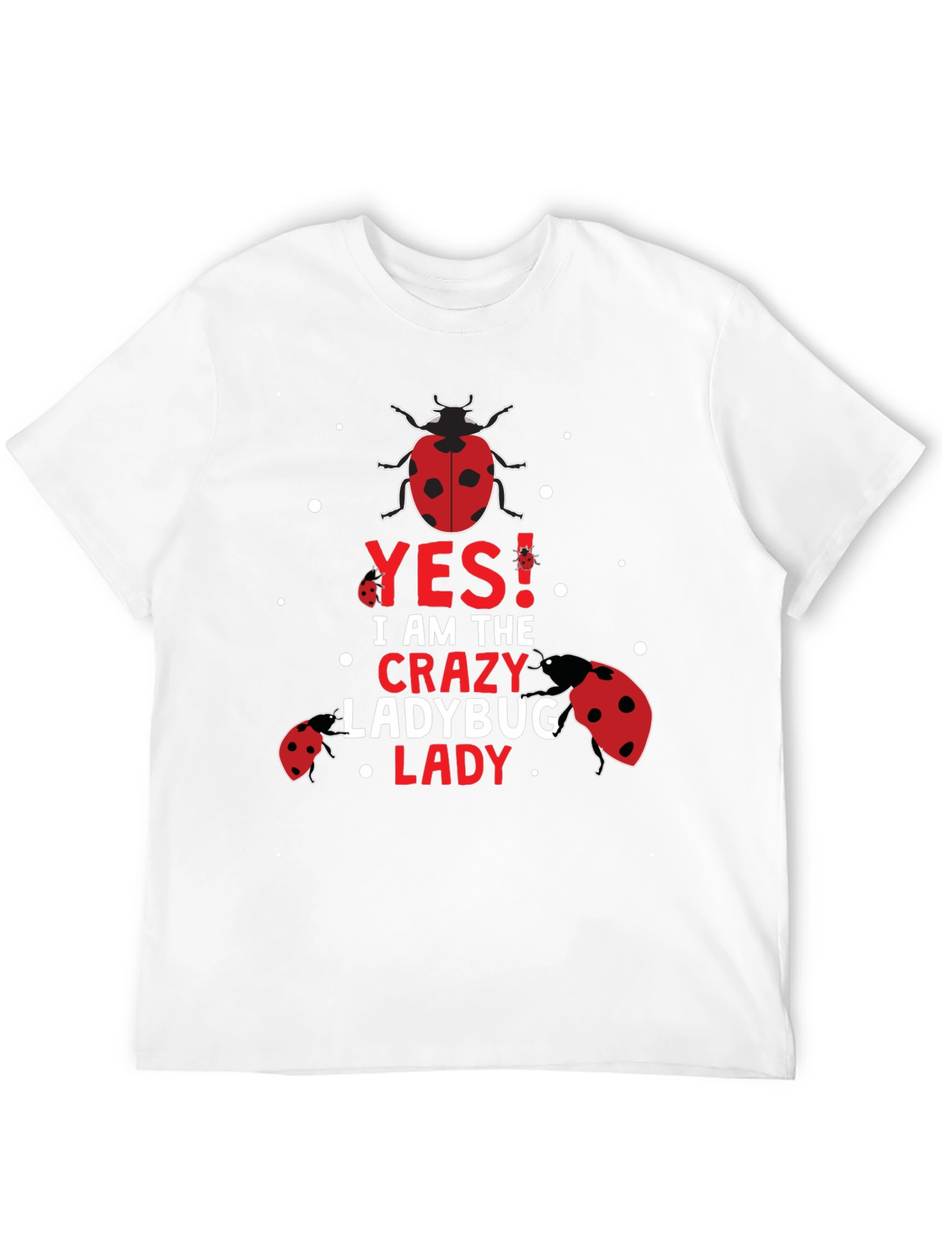 Crazy Ladybug Lady T-Shirt