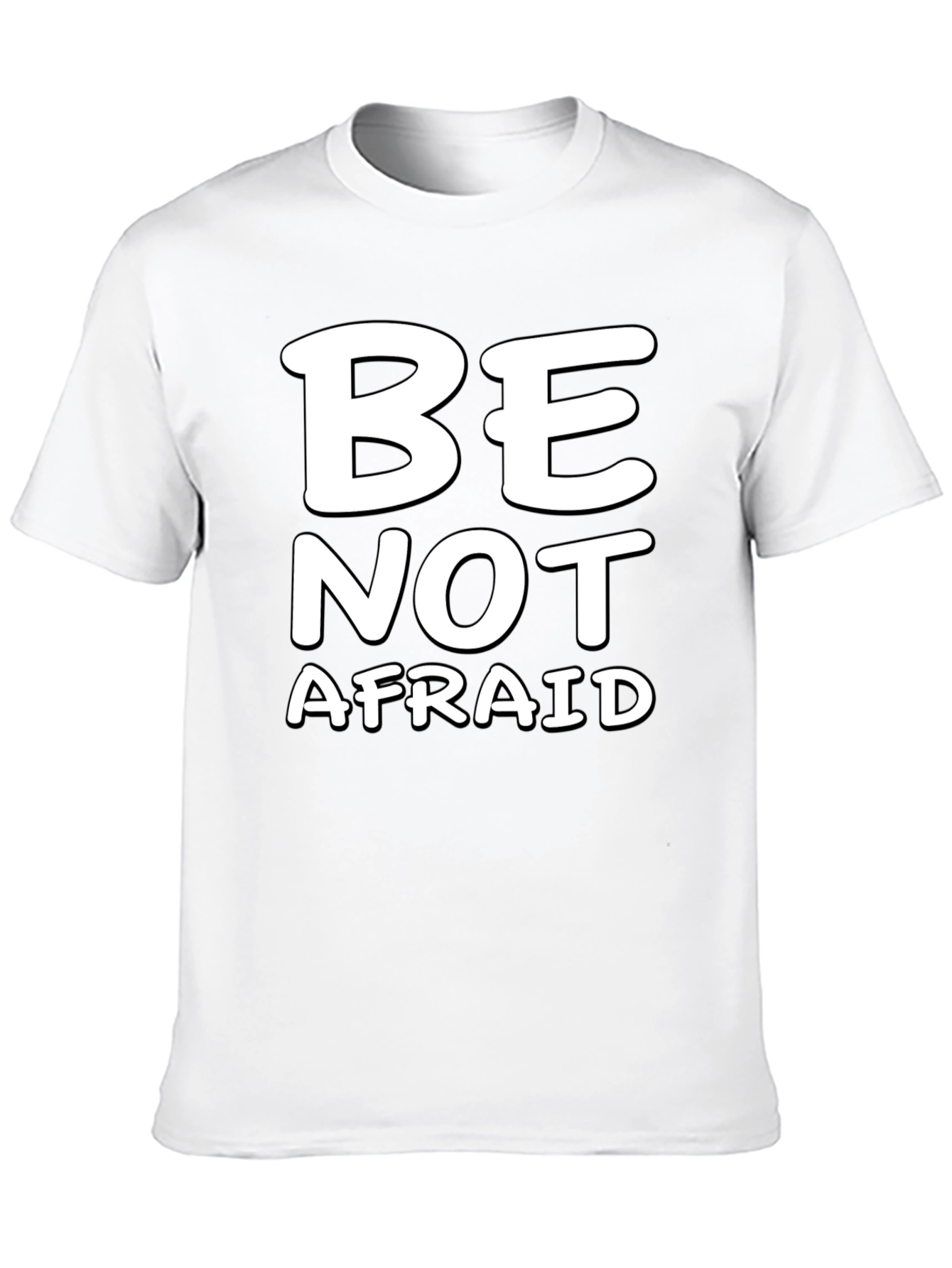 Be Not Afraid Graphic Tee - Black Casual Shirt