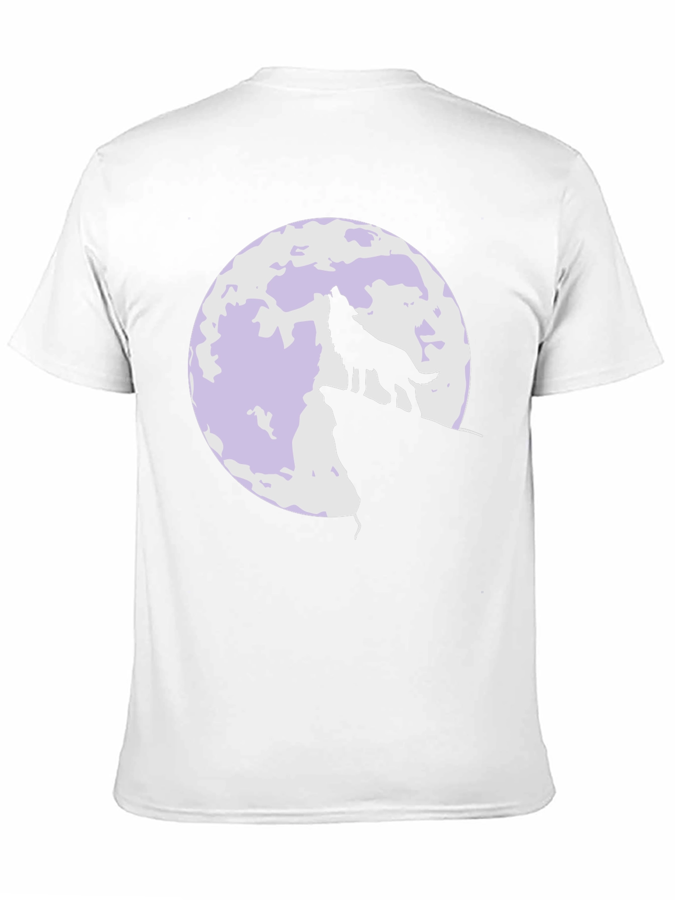 Wolf Howling at Moon Graphic T-Shirt
