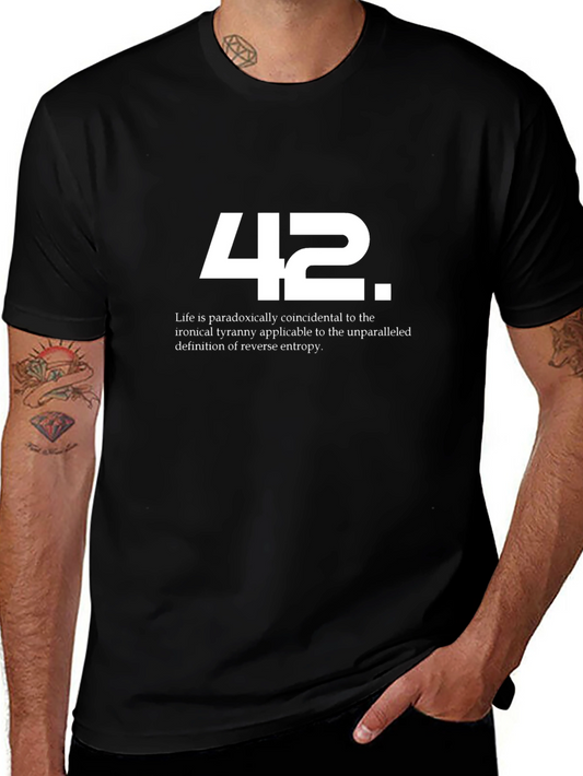 42 Answer T-Shirt - Deep Thought Inspired