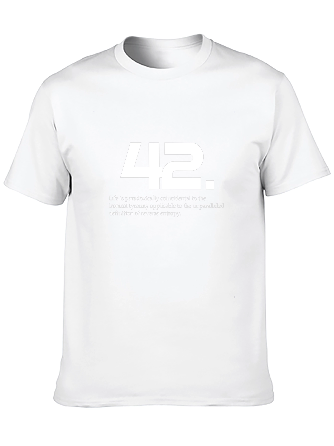42 Answer T-Shirt - Deep Thought Inspired