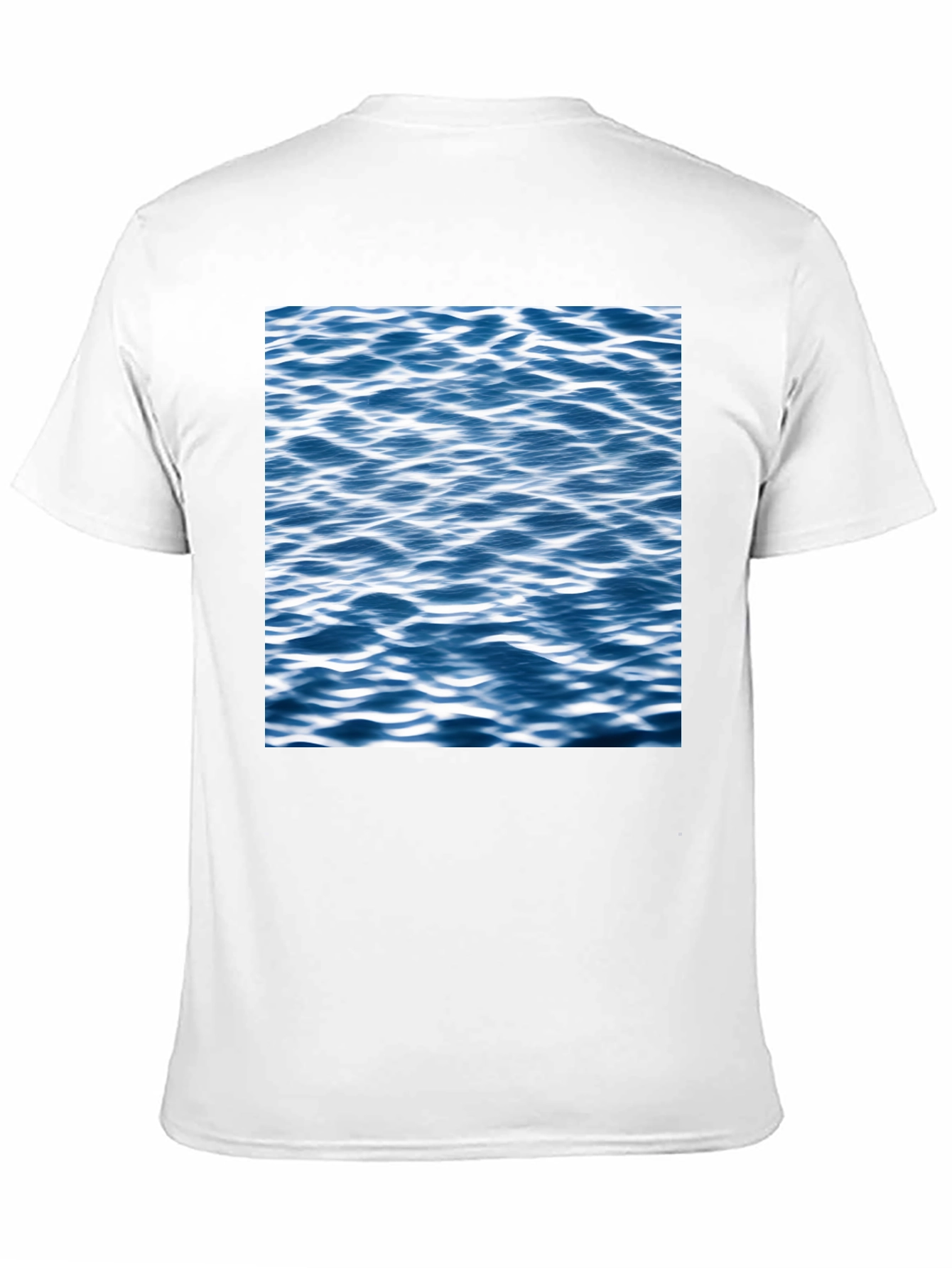Ocean Wave Graphic Black T-Shirt