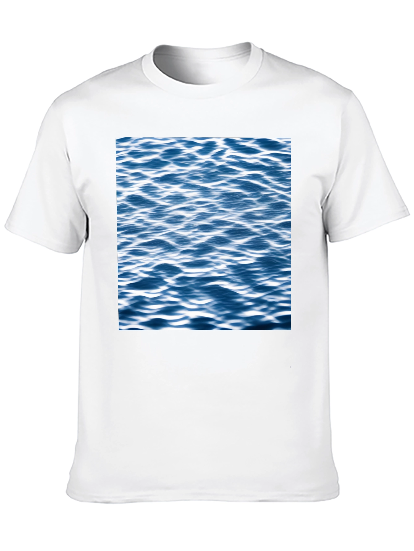 Ocean Wave Graphic Black T-Shirt