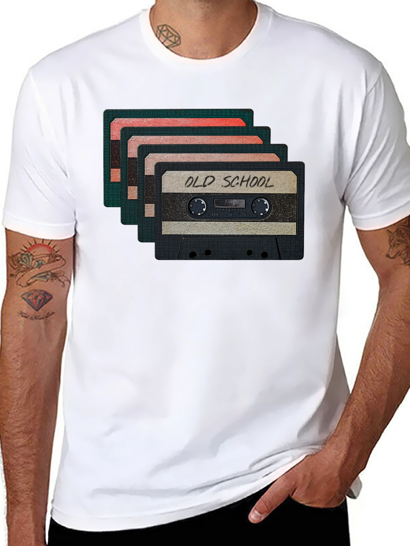 Retro Cassette Tape T-Shirt - Old School Cool