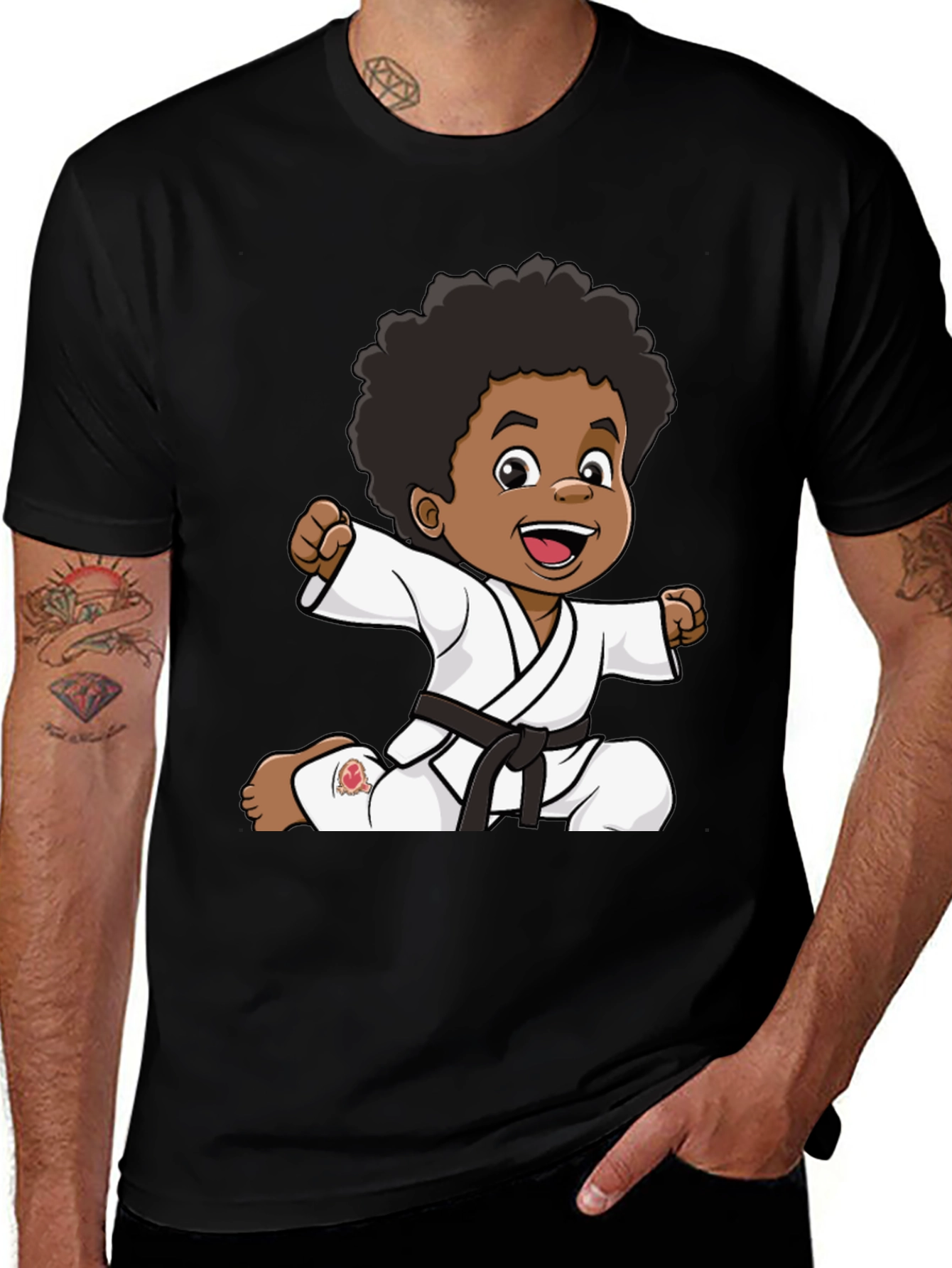 Karate Kid T-Shirt - Black