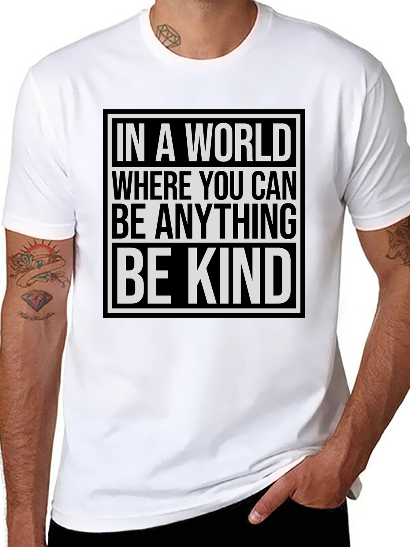 Be Kind Graphic T-Shirt - Inspirational Message