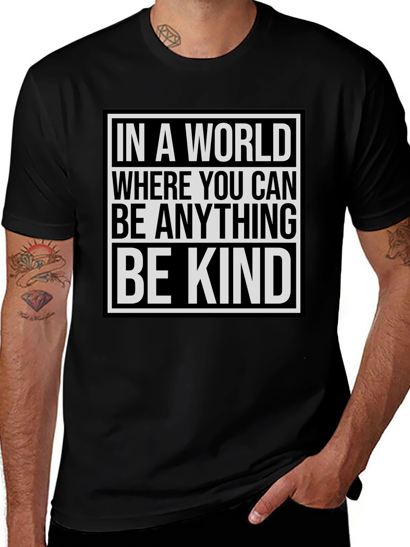 Be Kind Graphic T-Shirt - Inspirational Message
