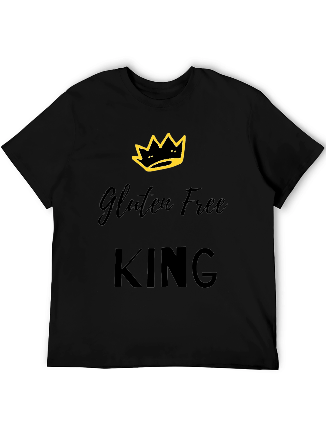 Gluten Free King T-Shirt | Crown Design