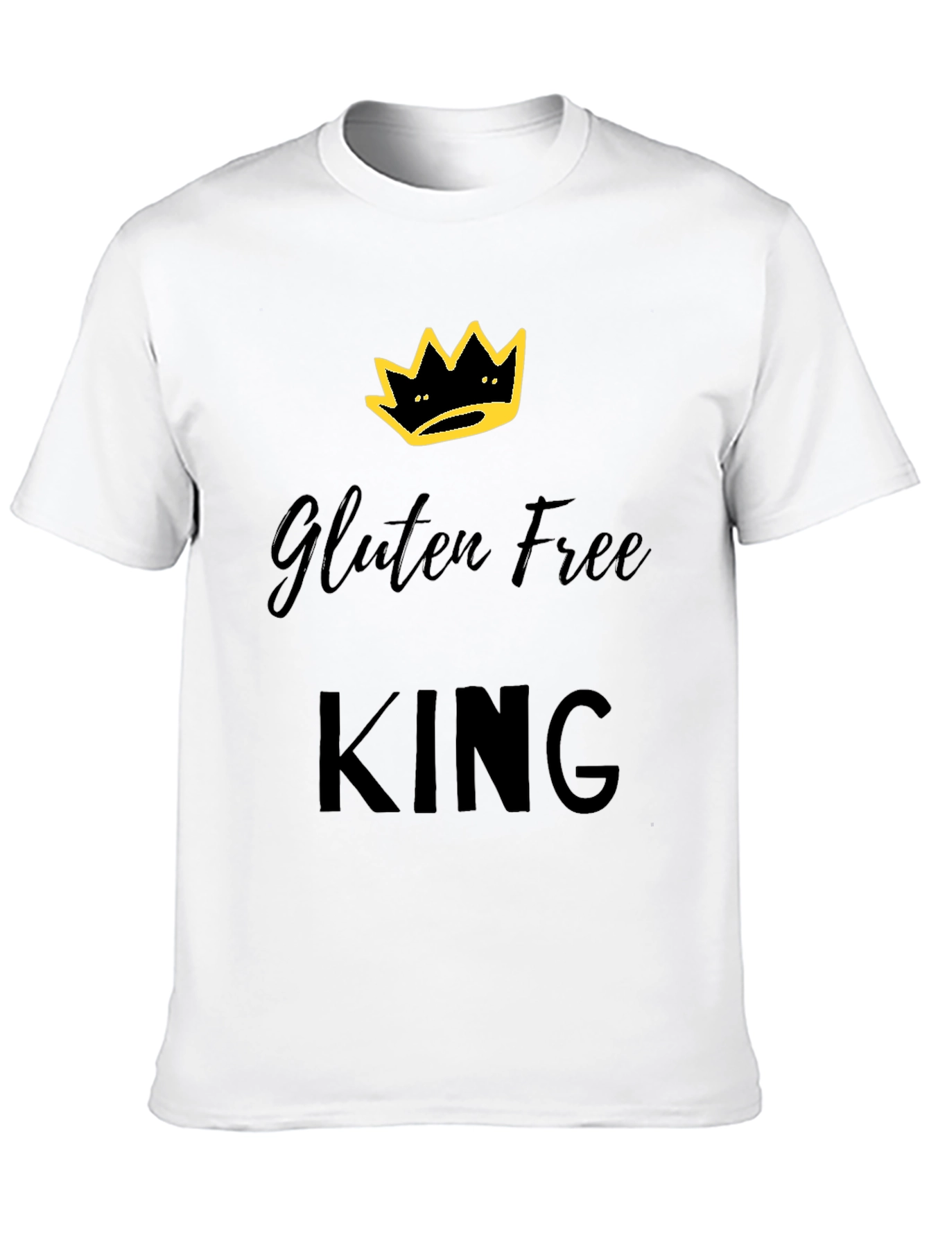 Gluten Free King T-Shirt | Crown Design