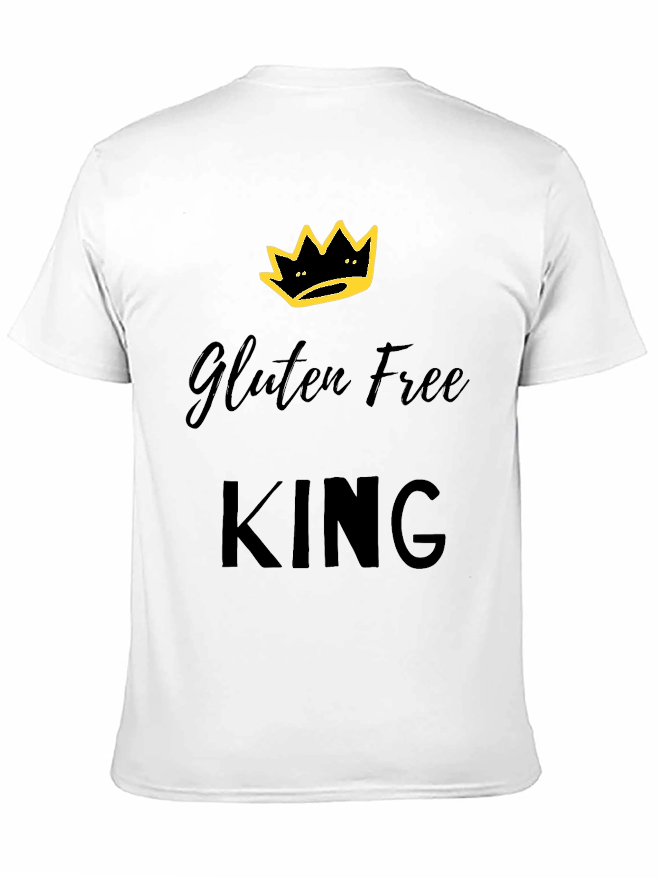 Gluten Free King T-Shirt | Crown Design