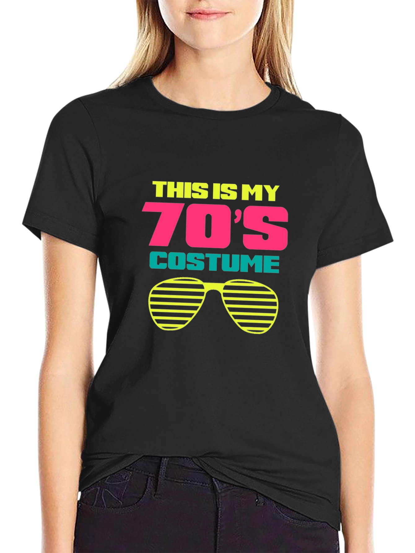 Retro 70s Costume Graphic T-Shirt