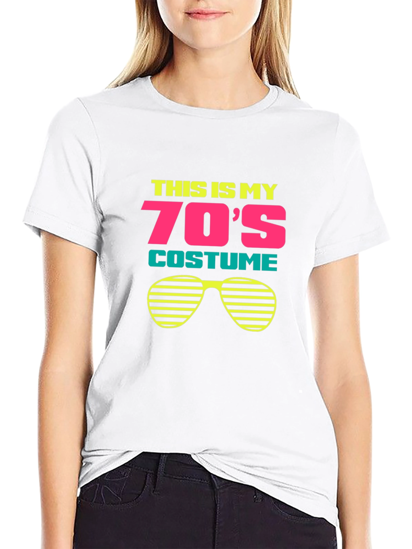 Retro 70s Costume Graphic T-Shirt