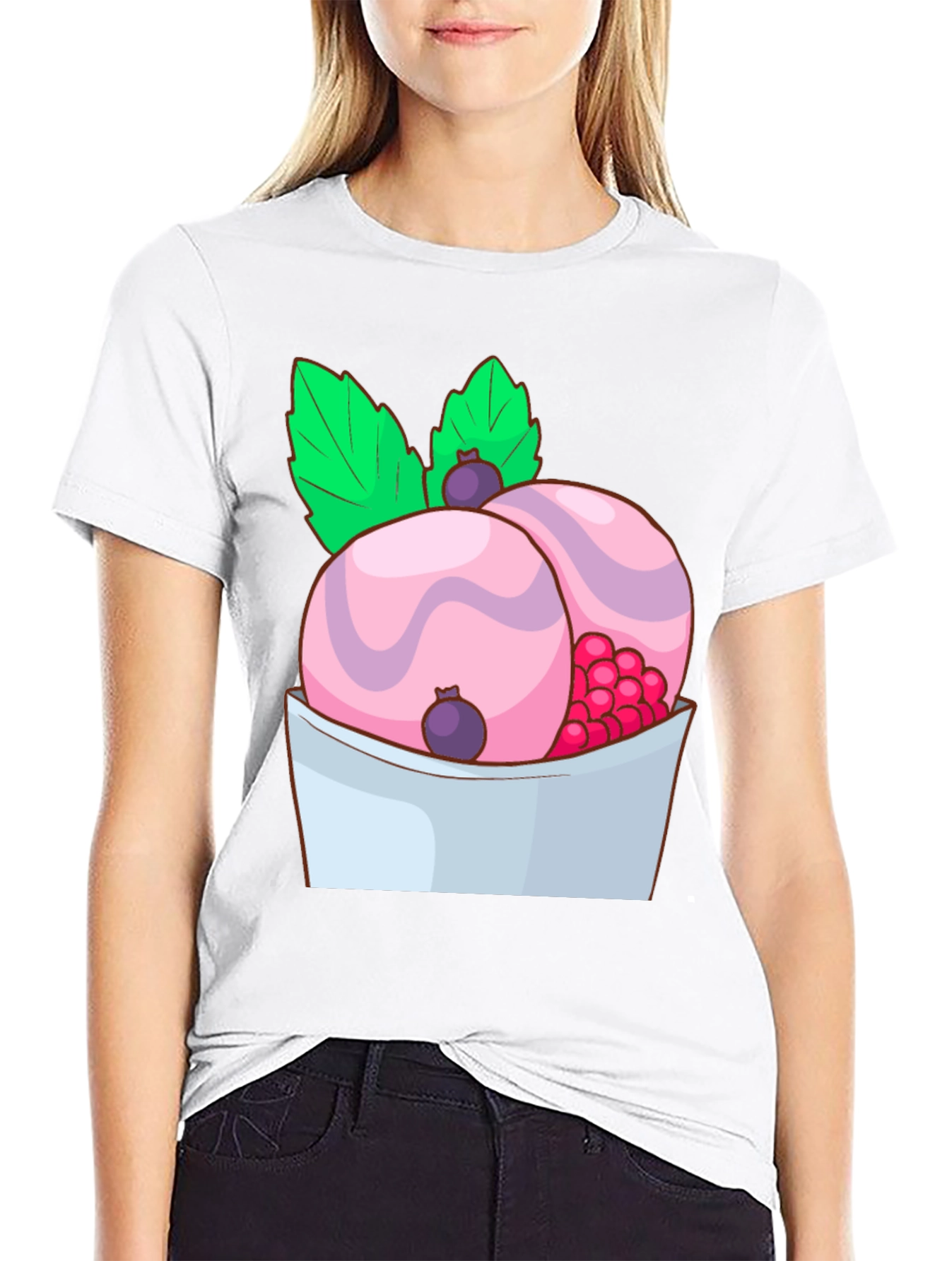 Ice Cream Graphic Tee - Fun Dessert Shirt