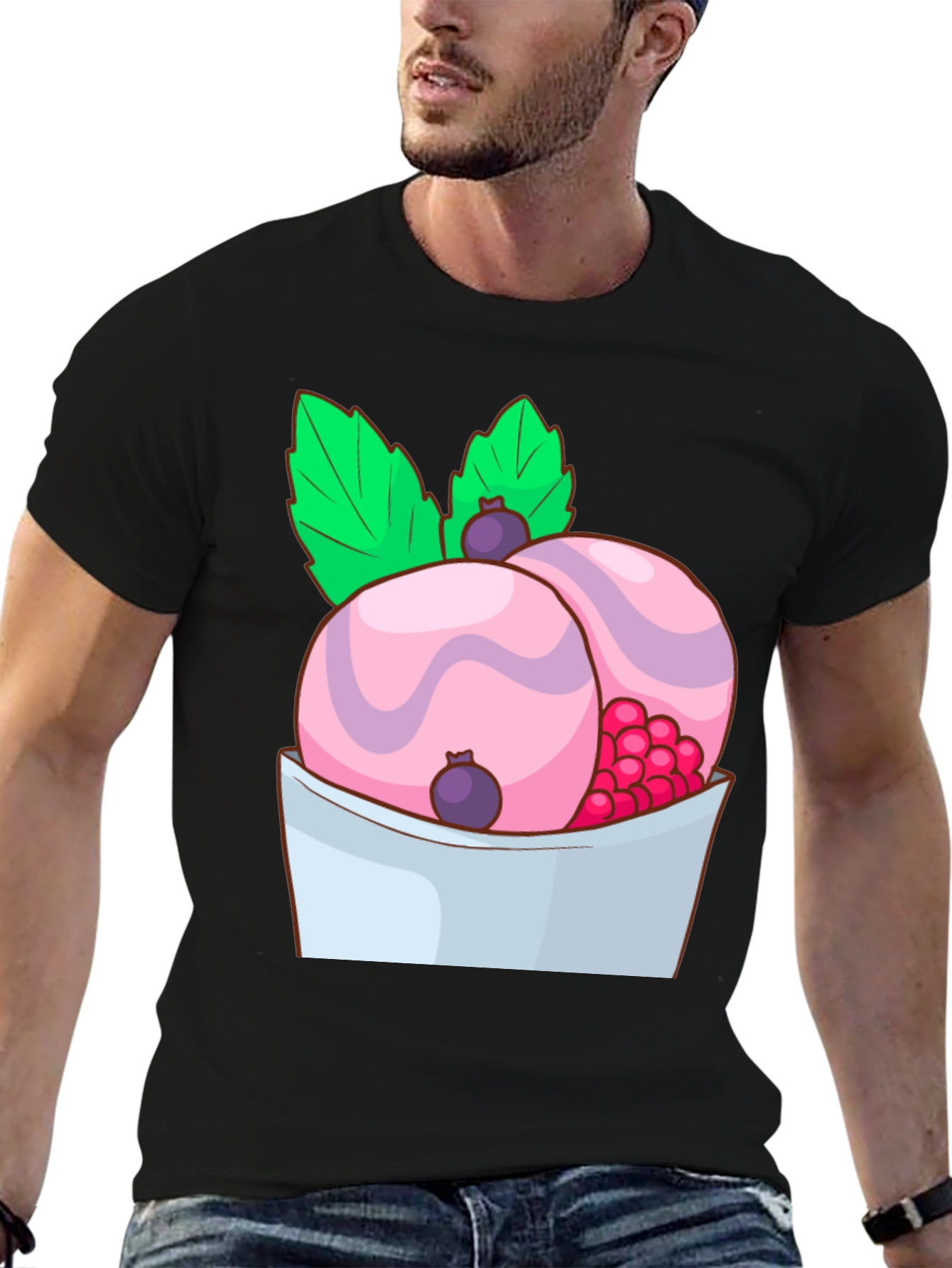 Ice Cream Graphic Tee - Fun Dessert Shirt