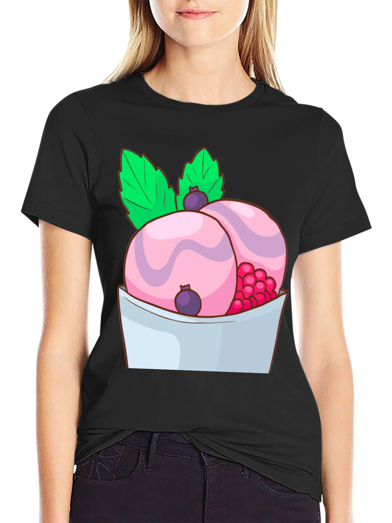 Ice Cream Graphic Tee - Fun Dessert Shirt