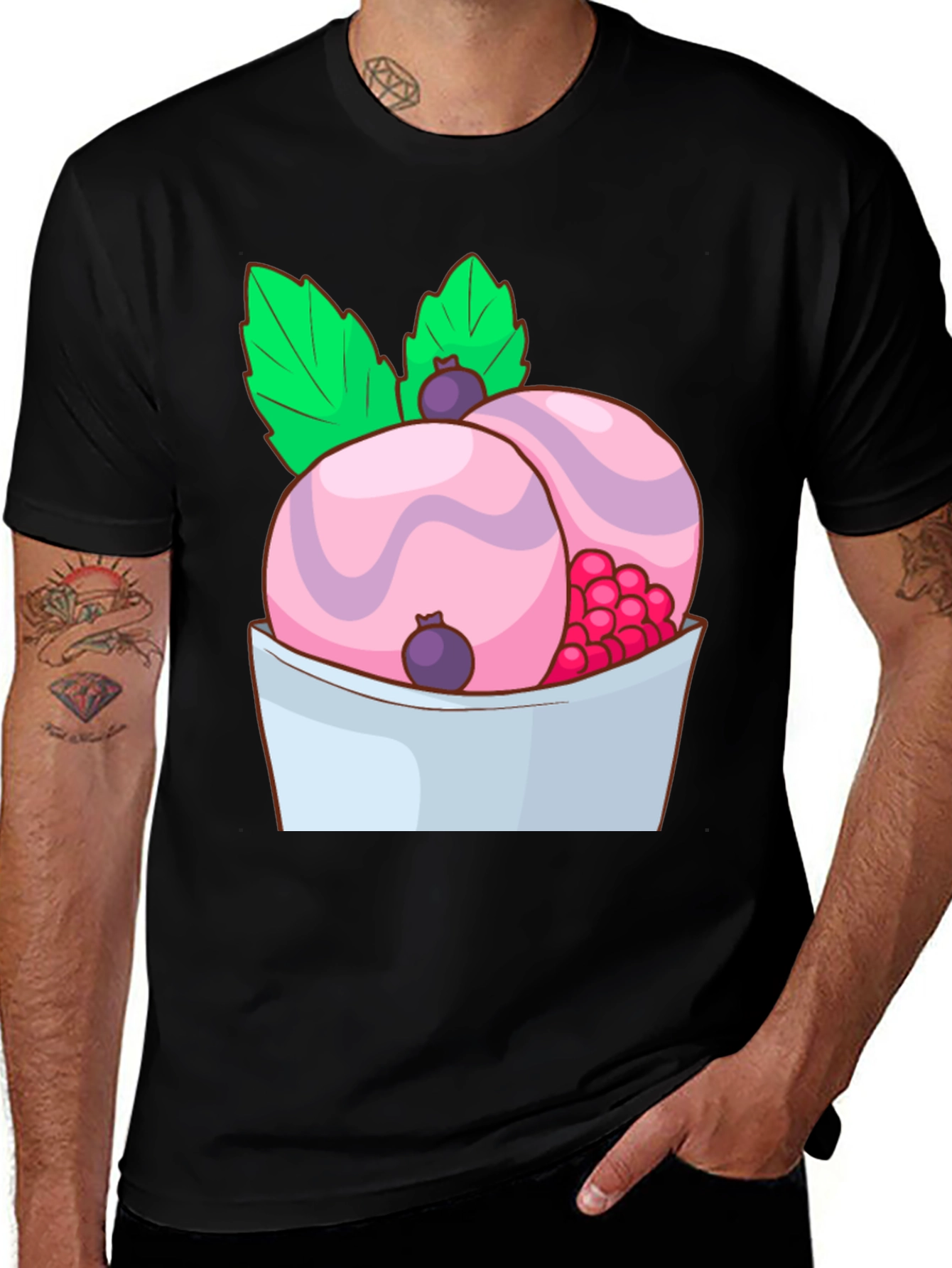 Ice Cream Graphic Tee - Fun Dessert Shirt